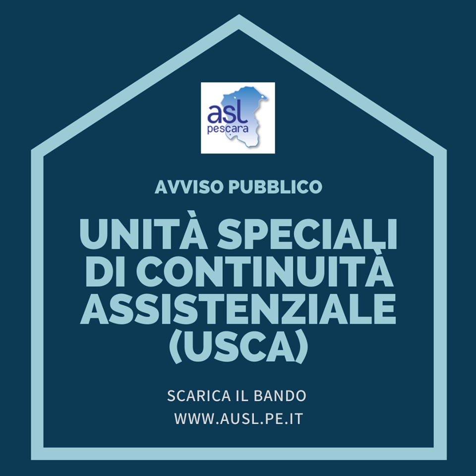 Bando AUSL Pescara per Unit Speciali di Continuit Assistenziale 