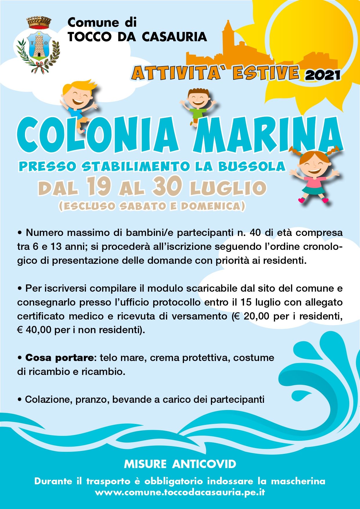 COLONIA MARINA 2021