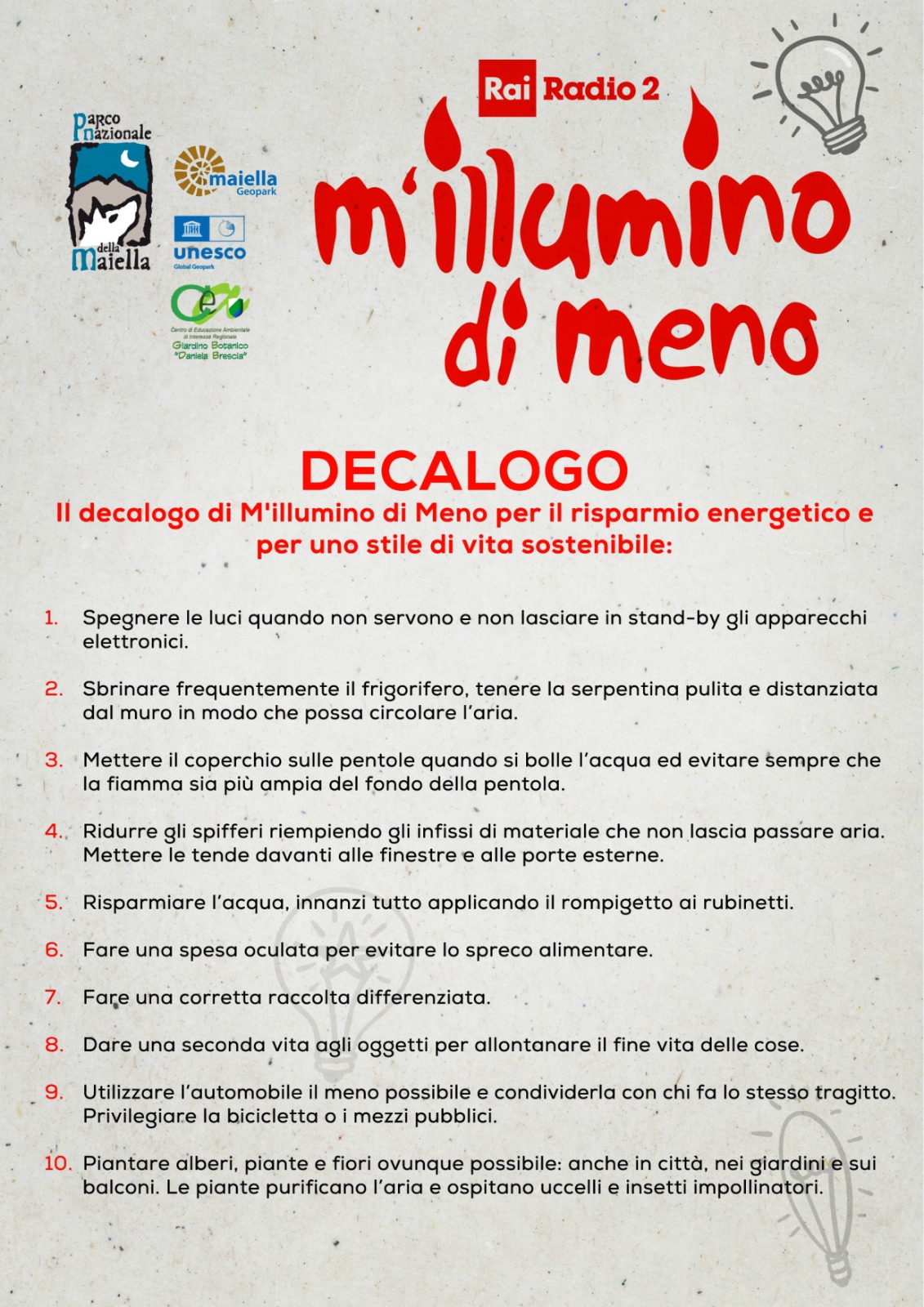 M'ILLUMINO DI MENO