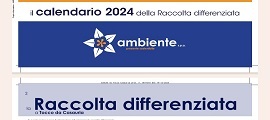 CALENDARIO RACCOLTA DIFFERENZIATA 2024